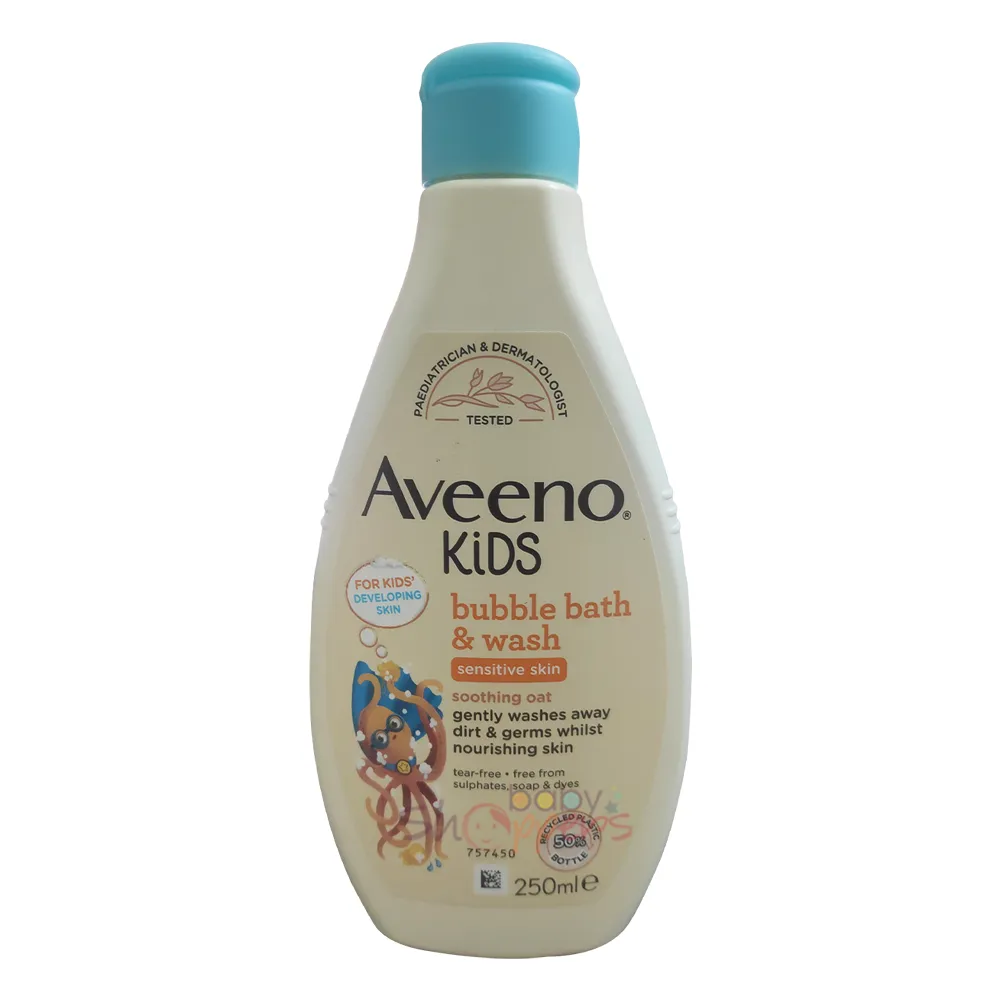 Aveeno Kids Bubble Bath & Wash 250ml Aveeno Kids Bubble Bath & Wash 250ml