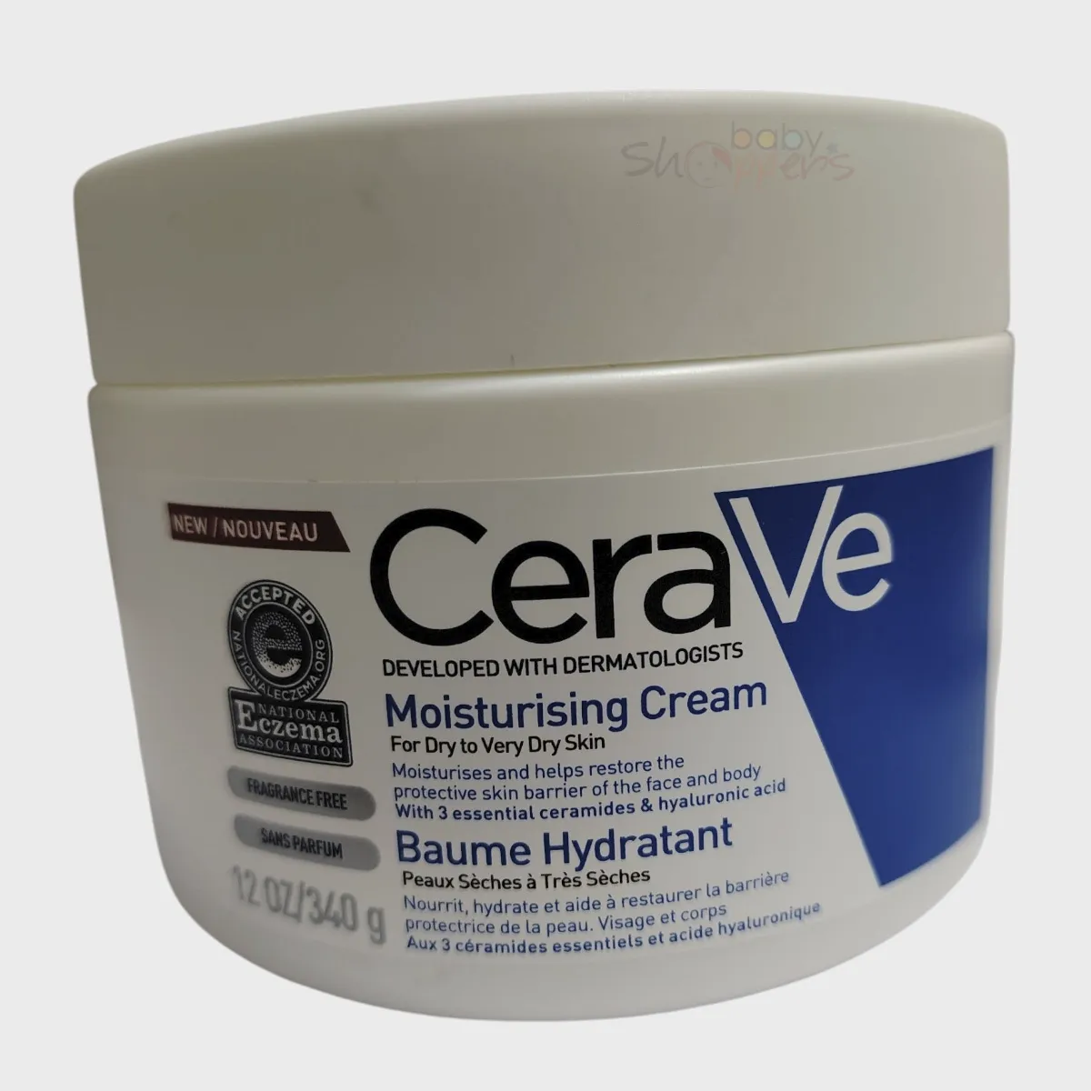 CeraVe Moisturising Cream For Dry to Very Dry Skin 340g CeraVe Moisturising Cream For Dry to Very Dry Skin 340g 2 CeraVe Moisturising Cream For Dry to Very Dry Skin 340g