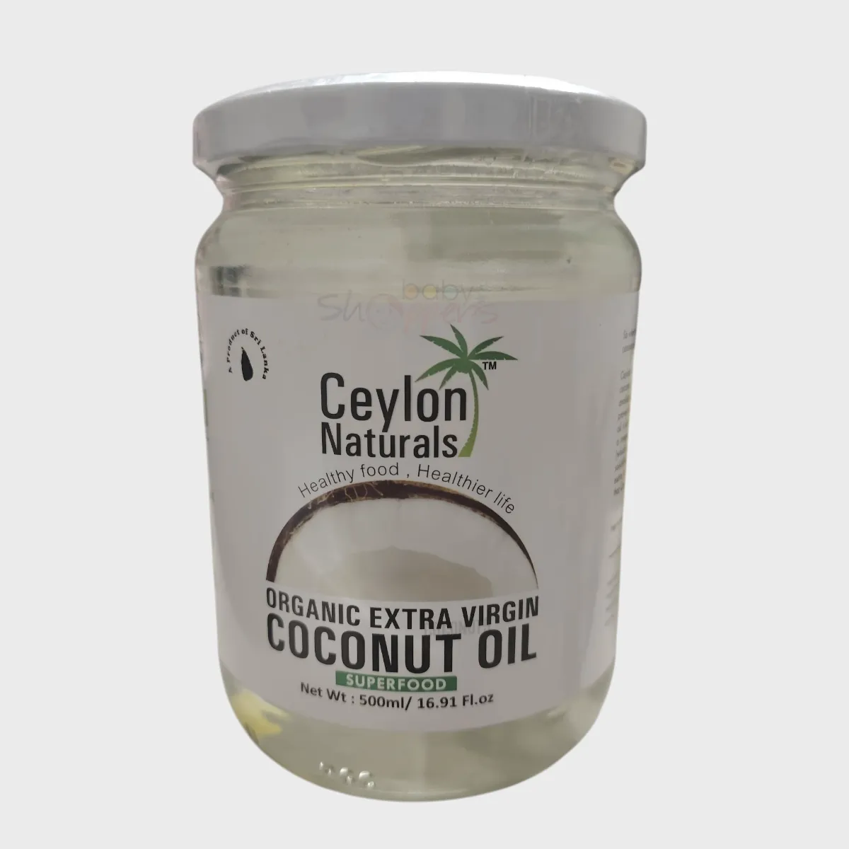 Ceylon Organic Extra Virgin Coconut Oil 500ml Ceylon Organic Extra Virgin Coconut Oil 500ml