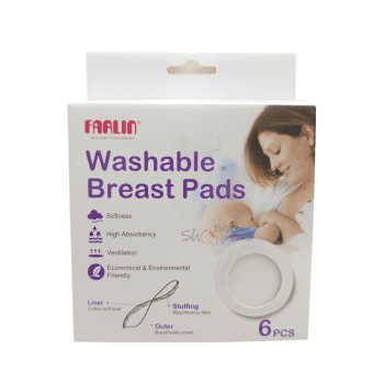 Farlin Washable Breast Pad 6pcs