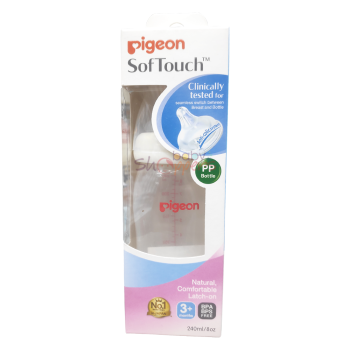Pigeon SofTouch Wide Neck Feeding Bottle 240ml