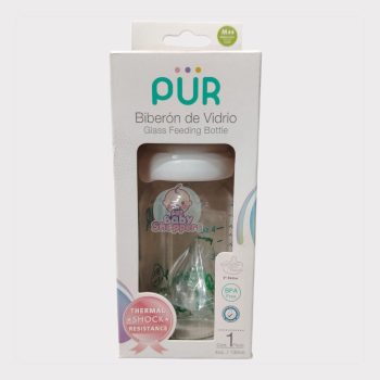 Pur Glass Feeding Bottle 130ml