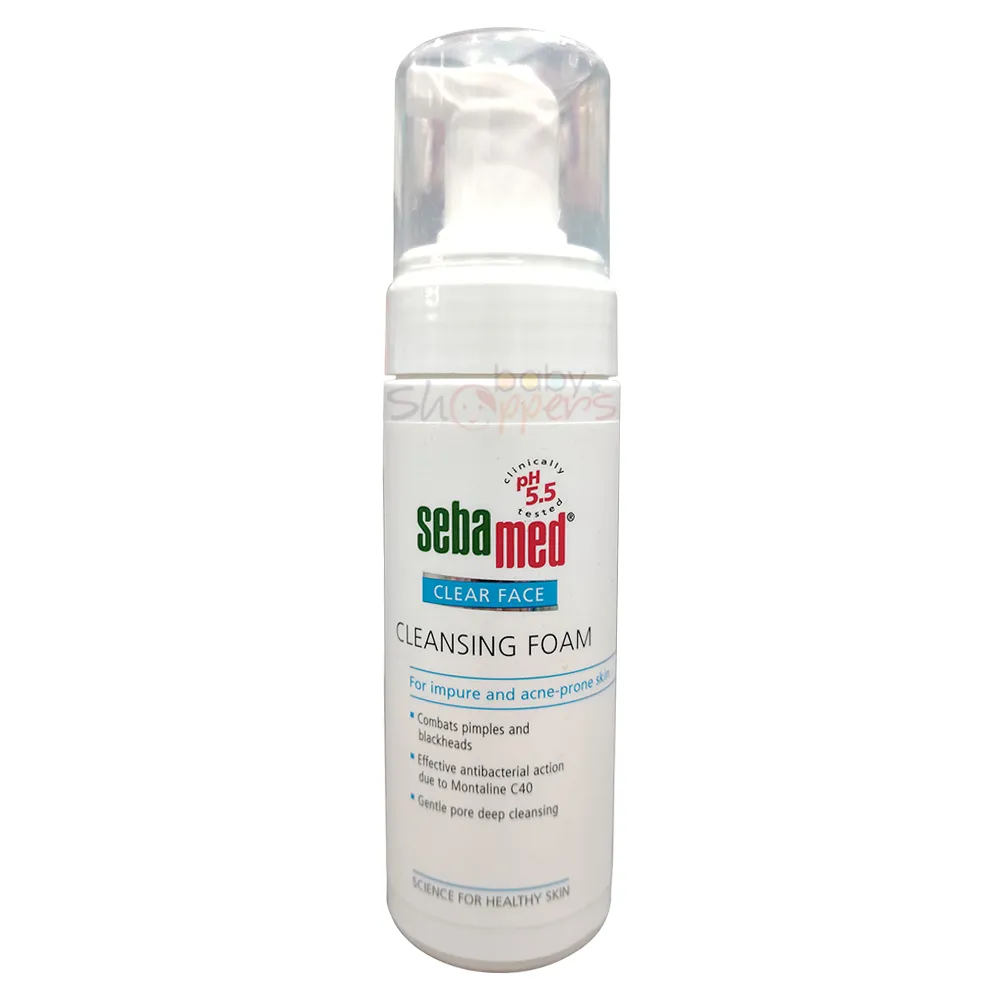 Sebamed Clear Face Cleansing Foam for Acne prone Skin 150ml Sebamed Clear Face Cleansing Foam for Acne Prone Skin 150ml