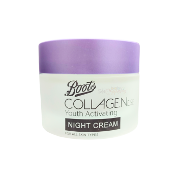 Boots Collagen Youth Activating Night Cream For All Skin Types 50ml