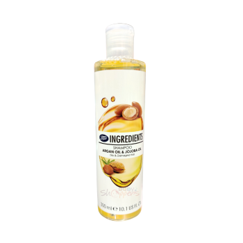 Boots Ingredients Shampoo with Argan Oil & Jojoba Oil 300ml