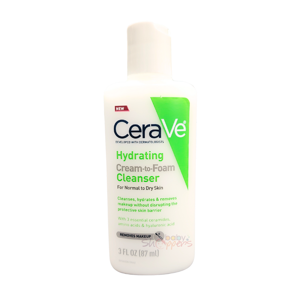CeraVe-Hydrating-Cream-to-Foam-Cleanser-For-Normal-to-dry-Skin-87ml CeraVe Hydrating Cream to Foam Cleanser For Normal to dry Skin 87ml CeraVe Hydrating Cream-to-Foam Cleanser For Normal to dry Skin 87ml
