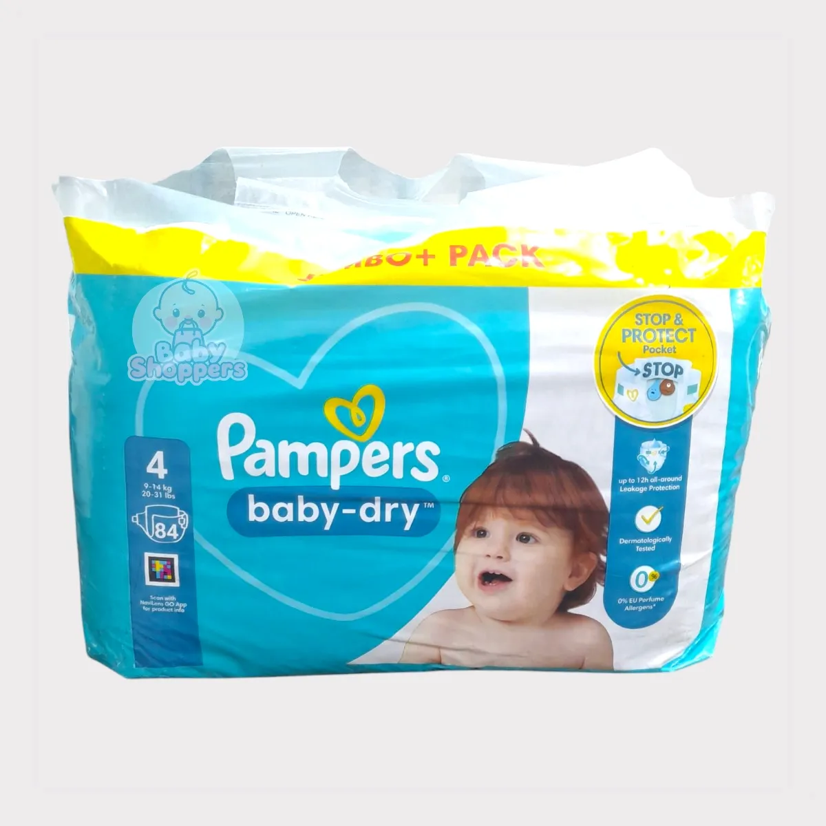 Pampers Baby-Dry Size-4 (Jumbo Pack 84 Nappies) Weight 9-14 kg Pampers Baby Dry Size 4 Jumbo Pack 84 Nappies Weight 9 14 kg 1 Pampers Baby-Dry Size-4 (Jumbo Pack 84 Nappies) Weight 9-14 kg