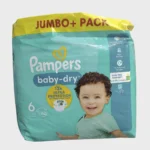 Pampers Baby-Dry Size-6 (Jumbo Pack 62 Nappies) Weight 13-18 kg