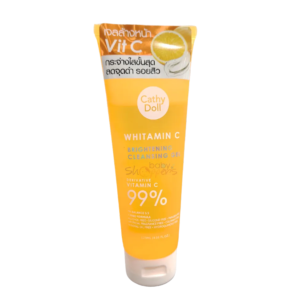 Cathy Doll Whitamin C Brightening Cleansing Gel 120ml Cathy Doll Whitamin C Brightening Cleansing Gel 120ml Cathy Doll Whitamin C Brightening Cleansing Gel 120ml