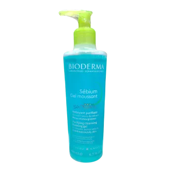 Bioderma Sebium Gel Moussant Purifying Cleansing Foaming Gel 200ml