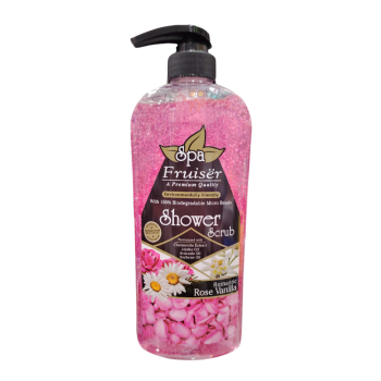 Fruiser Rose Vanilla Shower Scrub 730ml