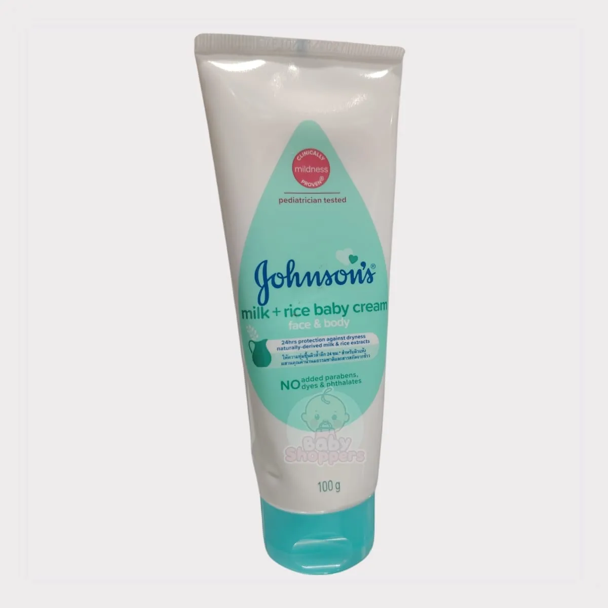 Johnsons Milk Rice Baby Cream 100g Johnsons Milk Rice Baby Cream 100g Johnsons Milk Rice Baby Cream 100g