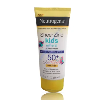 Neutrogena Sheer Zinc Kids Mineral Sunscreen SPF50+ 88ml