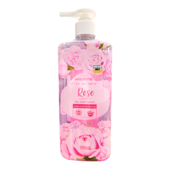 Watsons Rose Softening & Moisturising Gel Body Wash 700ml