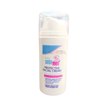 Sebamed Baby Protective Facial Cream 100ml is specially formulated to care for sensitive baby skin by deeply moisturizing and protecting it from dryness and irritation.