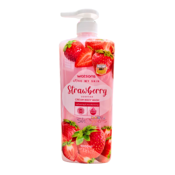 Watsons Strawberry Cream Body Wash 1000ml