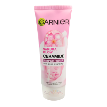 Garnier Sakura Glow Ceramide Super Whip Deep Cleanser 100ml