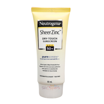 Neutrogena Sheer Zinc Dry Touch Sunblock SPF50+ 80g