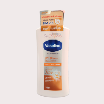 Vaseline Healthy Bright SPF30 Gluta Ceramide Body Lotion 500ml – UV Protection & Glowing Skin with Pro-Ceramide
