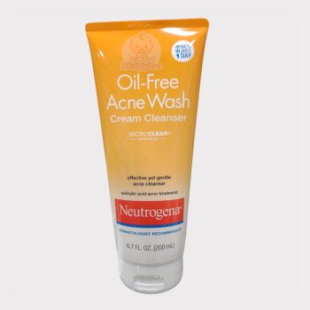 Neutrogena Oil Free Acne Wash Cream Cleanser 200ml
