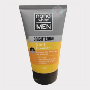 Nano White Men Brightening 3 in 1 Cleanser 100ml