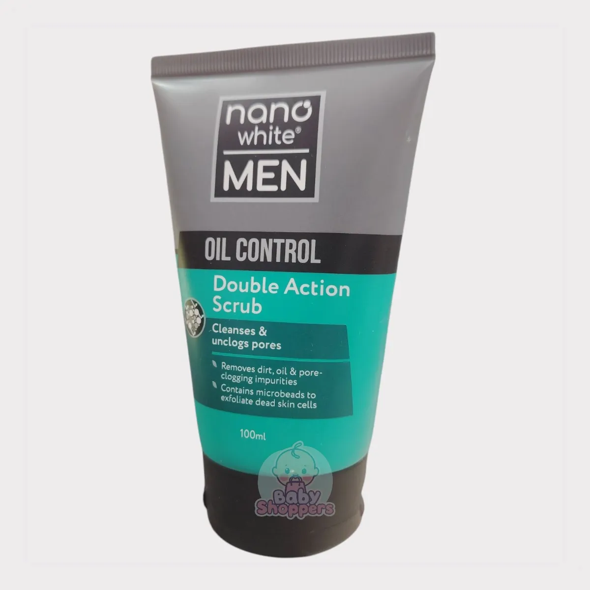 Nano White Men Oil Control Double Action Scrub 100ml Nano White Men Oil Control Double Action Scrub 100ml Nano White Men Oil Control Double Action Scrub 100ml