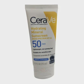 CeraVe Hydrating Mineral Face Sunscreen SPF50 75ml