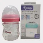 Momeasy Wide Neek Glass Feeding Bottle 0M+ 120ml 1 Momeasy Wide Neek Glass feeder 0M+ 120ml