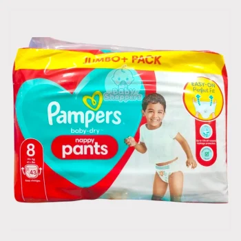 Pampers Baby Dry 8 Nappy Pant 19+ kg 43pcs