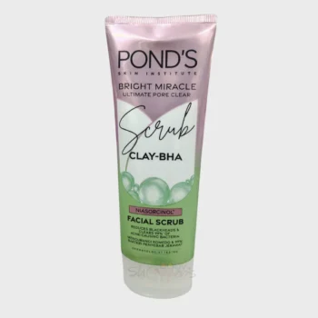 Ponds Bright Miracle Ultimate Pore Clear Clay BHA Facial Scrub 100g