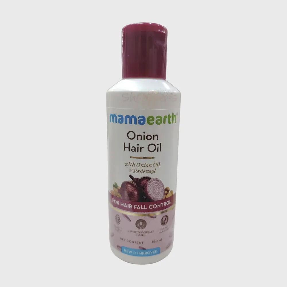 Mamaearth Onion Hair Oil with Onion Oil & Redensyl 150ml Mamaearth Onion Hair Oil with Onion Oil & Redensyl 150ml.