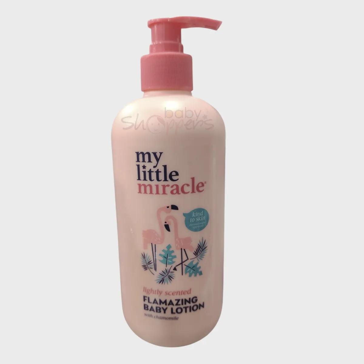 My Little Miracle Flamazing Baby Lotion 500ml Add a touch of fun and gentle care to your baby’s routine with My Little Miracle Flamazing Baby Lotion 500ml, available at BabyShoppers.