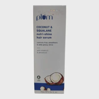 Plum Coconut & Squalane Nutri-Shin Hair Serum with Vitamin E & Almond Oil 75ml