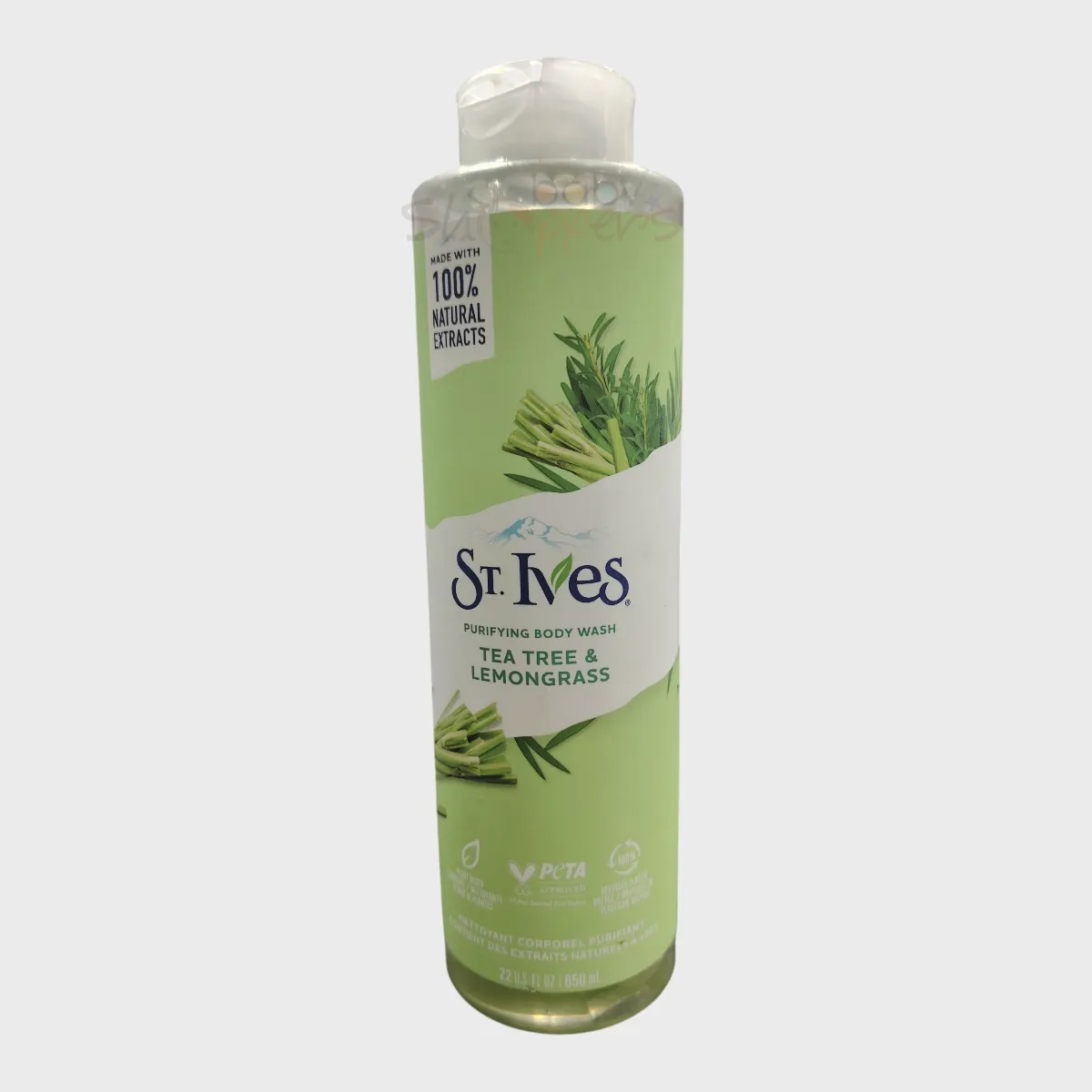 St.Ives Tea Tree & Lemongrass Purifying Body Wash 650ml St.Ives Tea Tree Lemongrass Purifying Body Wash 650ml St.Ives Tea Tree & Lemongrass Purifying Body Wash 650ml
