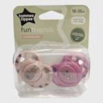 Tommee Tippee Fun Friends Orthodontic Soothers 18-36 month