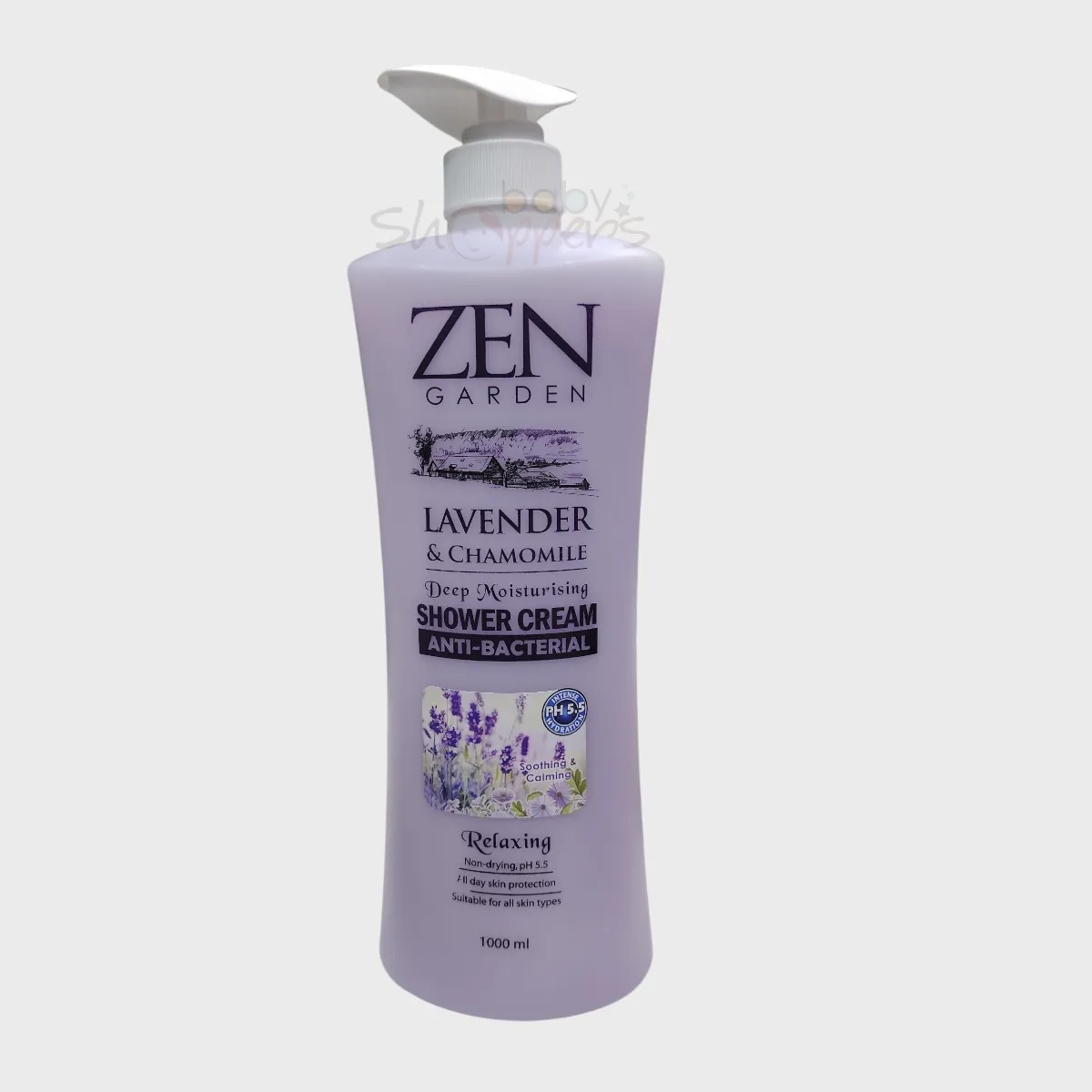 Zen Deep Moisturising Shower Cream Lavender & Chamomile 1000ml Zen Deep Moisturising Shower Cream Lavender Chamomile 1000ml Zen Deep Moisturising Shower Cream Lavender & Chamomile 1000ml