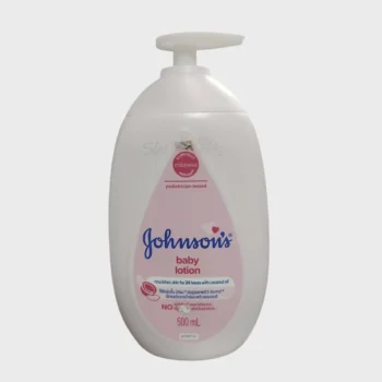 Nourish your baby’s delicate skin with the classic care of Johnsons Baby Lotion 500ml, available at BabyShoppers.
