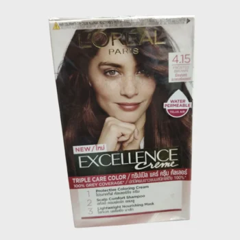 Loreal Excellence Creme Hair Color 4.15 Frosted Brown