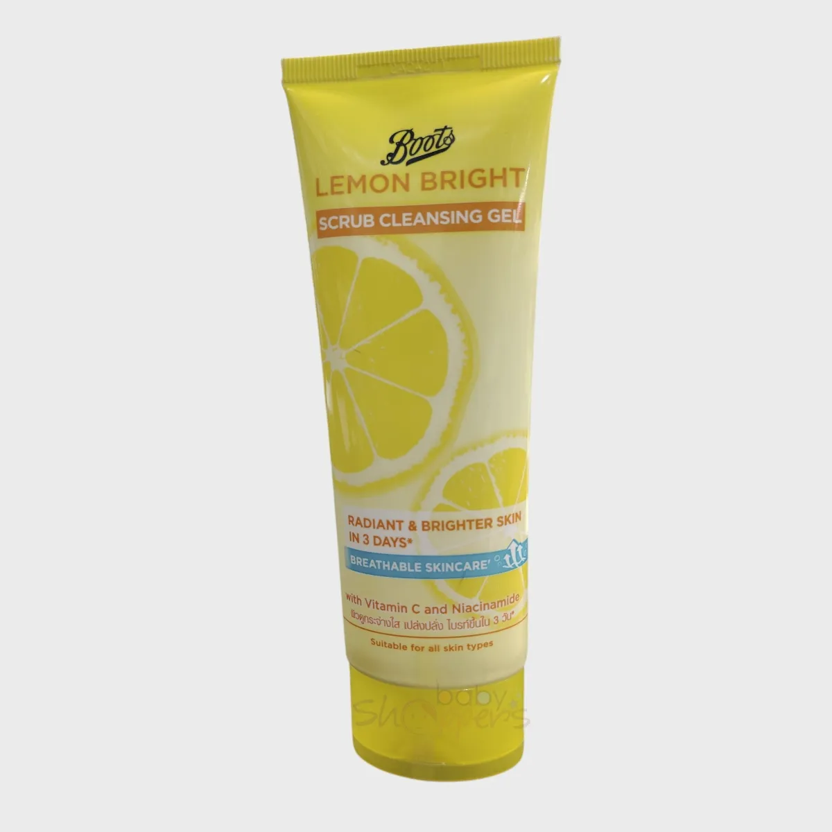 Boots Lemon Bright Scrub Cleansing Gel 100ml Boots Lemon Bright Scrub Cleansing Gel 100ml