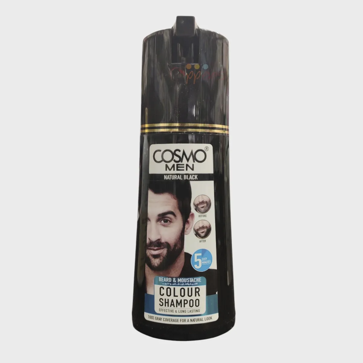 Cosmo Men Black Beard Colour Natural Shampoo 180ml Cosmo Men Black Beard Colour Natural Shampoo 180ml