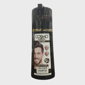 Cosmo Men Dark Brown Beard Colour Natural Shampoo 180ml