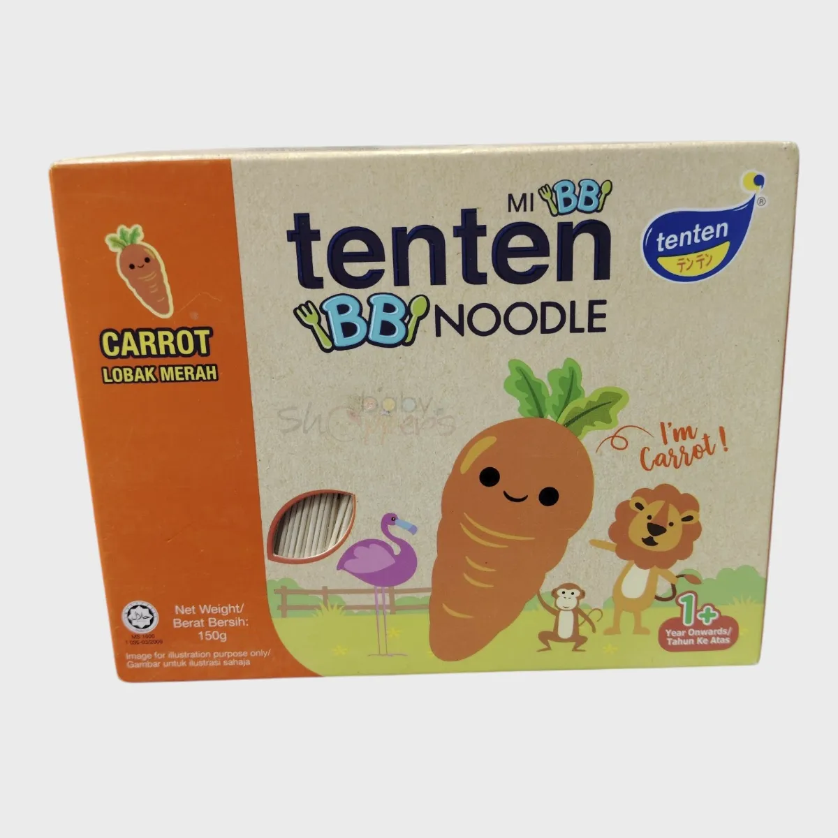 Tenten Baby Carrot Noodle 150g Tenten Baby Carrot Noodle 150g Tenten Baby Carrot Noodle 150g