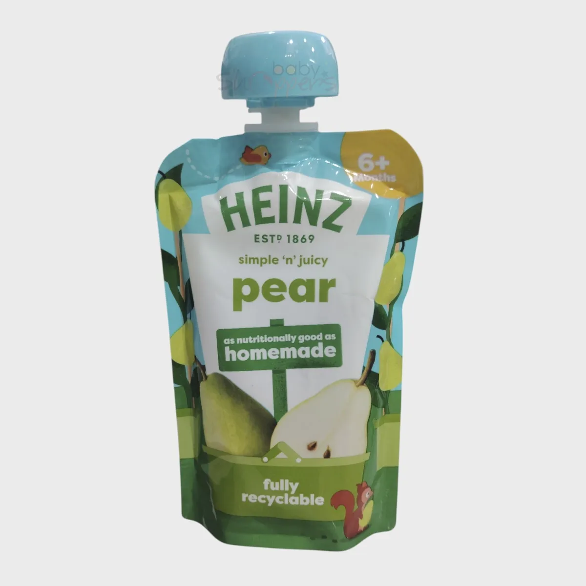 Heinz Pear Pouch 6m+ 100g Heinz Pear Pouch 6m+ 100g